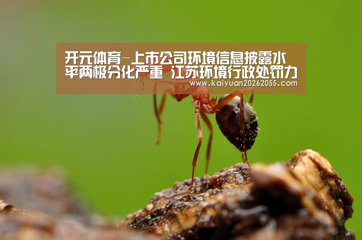 开元体育-上市公司环境信息披露水平两极分化严重 江苏环境行政处罚力度较大(图1) 开元登录
