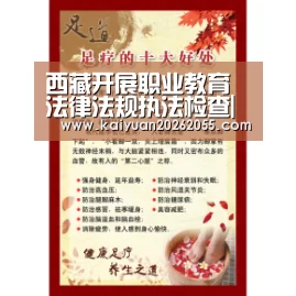 西藏开展职业教育法律法规执法检查|开元体育(图1) 开元棋牌